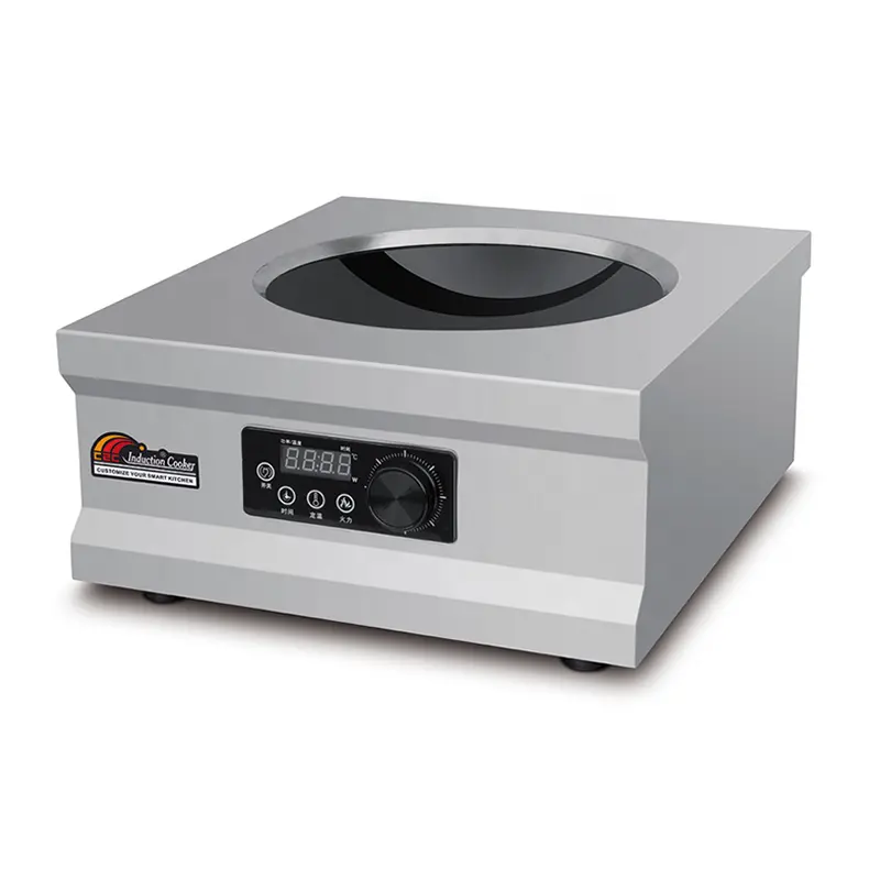 Tabletop induction wok