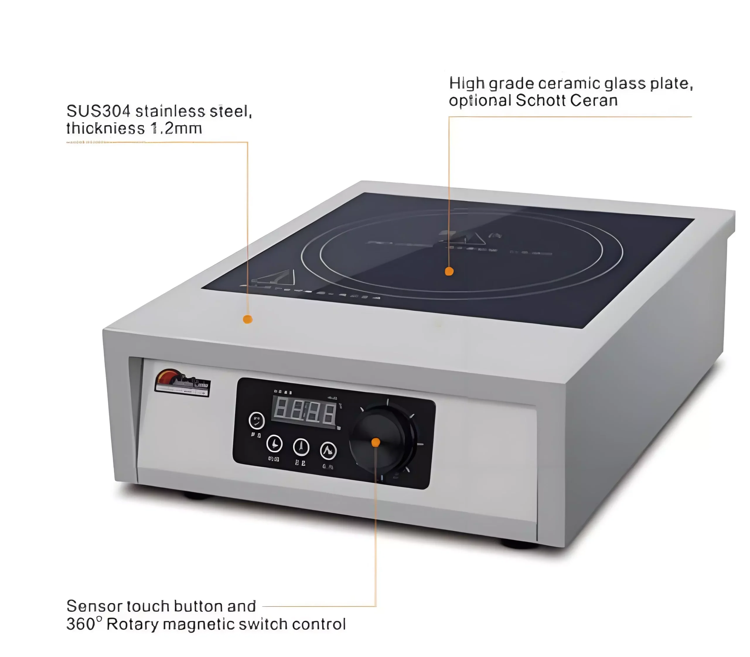 Tabletop induction cooker
