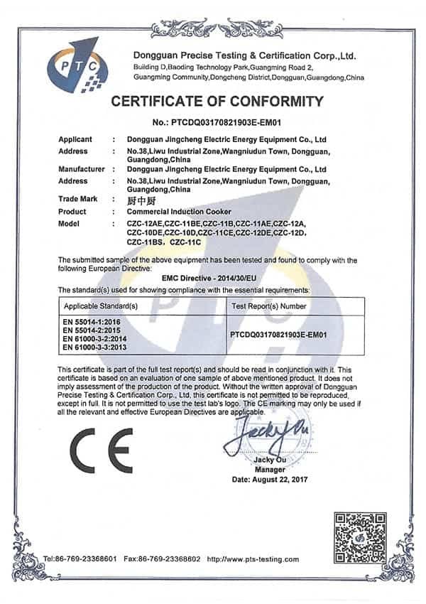 CE certified commercial kitchen equipment by verified Chinese manufacturer and exporter.