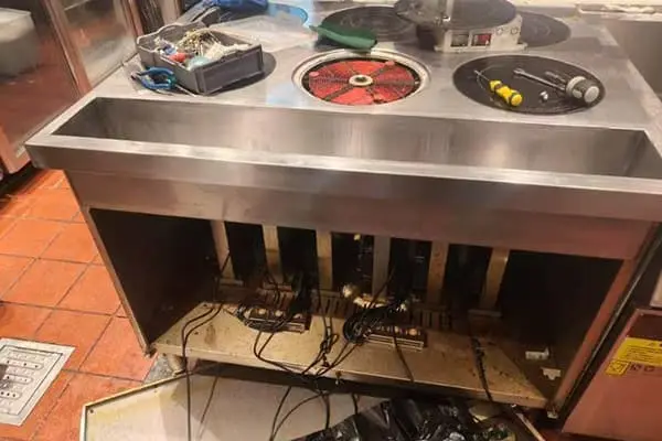 Comprehensive after-sales service and spare parts supply from commercial kitchen equipment company