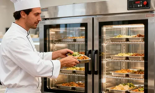 Restaurant holding cabinets to keep food at perfect serving temperature, from experienced commercial catering suppliers.