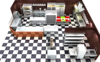 commercial kitchen project design and installation for large restaurant kitchens