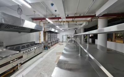 industrial kitchen solutions for central kitchens, hotels, and food factories